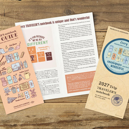 TRAVELER'S Notebook Refill 2027 Weekly + Memo (Regular Size)