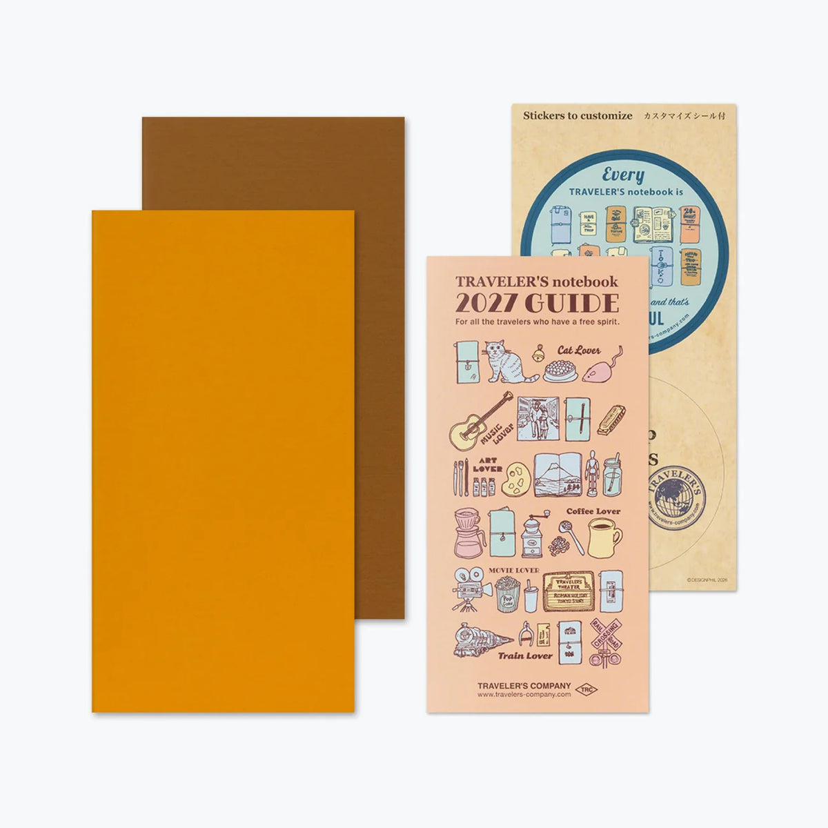 TRAVELER'S Notebook Refill 2027 Weekly Vertical (Regular Size)