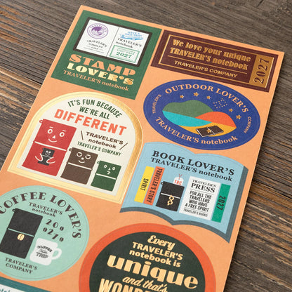 TRAVELER'S Notebook Customise Sticker Set 2027