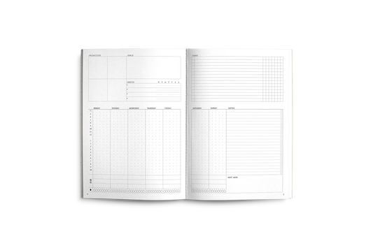 Creator's Friend Weekly Dashboard (26-week) - Flax Green