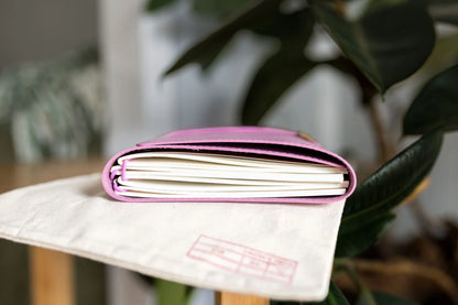 Creator's Friend Refillable Folio Trifold - (Rose Quartz)