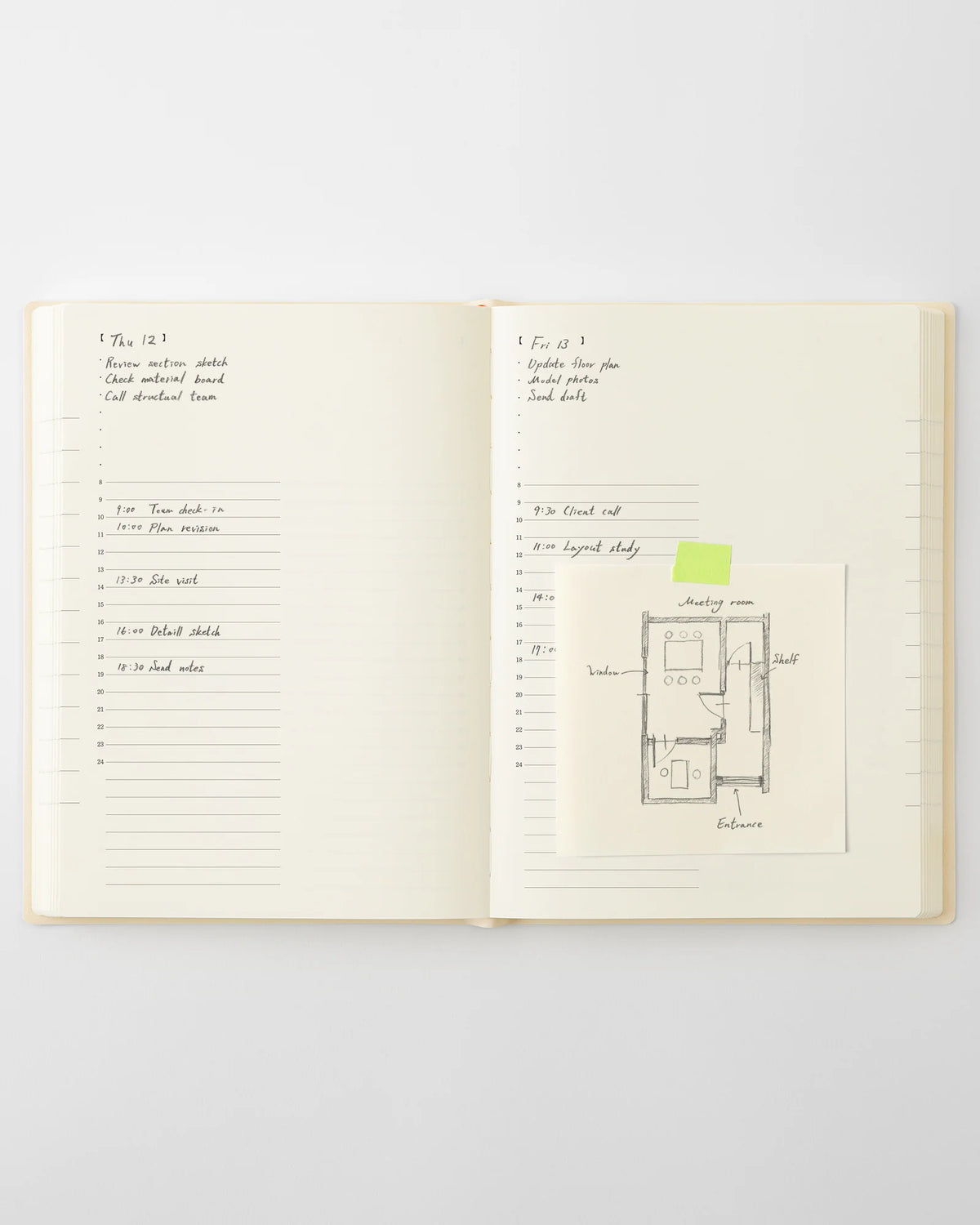 MD Notebook Diary 2027 1 Day 1 Page A5
