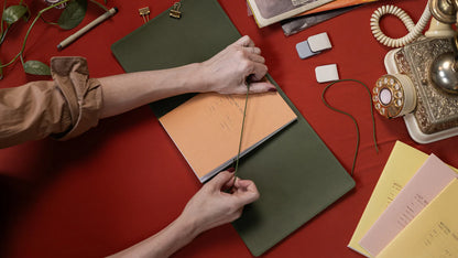 Creator's Friend Refillable Folio Trifold - (Olive Green)