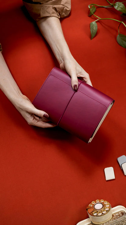 Creator's Friend Refillable Notebook Folio (Salty Plum)