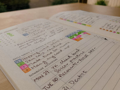 Creator's Friend Fast Brain Daily Productivity Planner A5 - Caramel Fudge