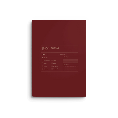 Creator's Friend Weekly Rituals Planner